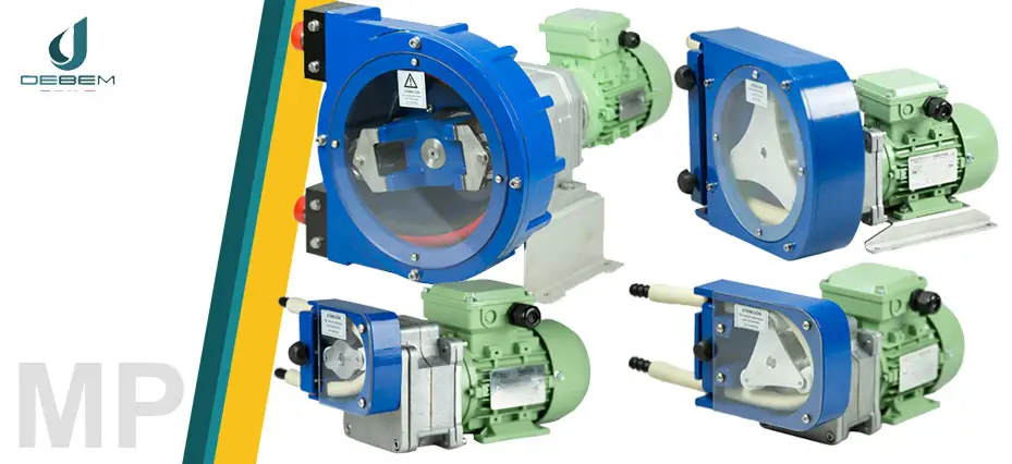 Шланговый насос MP для перекачки известнякового молока (водный раствор гидроксида кальция)