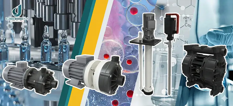 Насосы DEBEM из материала PVDF: высокая химическая стойкость и итальянское качество