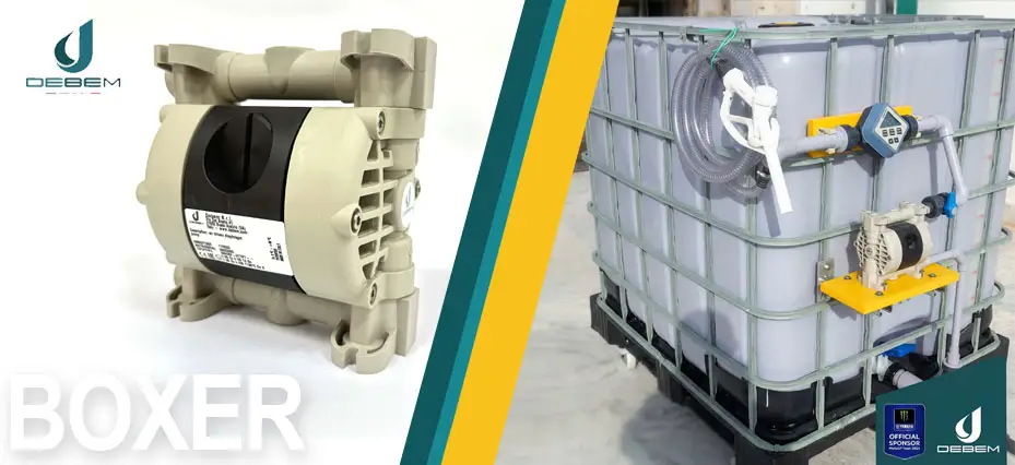 Насос BOXER из полипропилена используется для опорожнения резервуаров